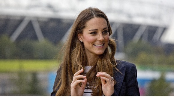 The Duchess of Cambridge, Patron of SportsAid, leaves a SportsAid Athlete Workshop at the Copper Box, in east London