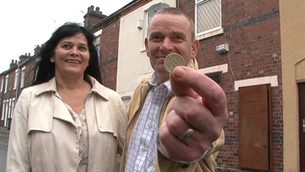 Teresa and Lawrence Poxton have bagged their own home for just £1