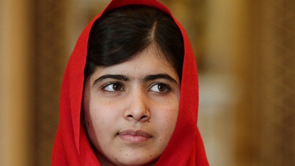 Malala survived an assassination attempt by the Taliban in October last year