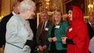 Pakistani teenager Malala meets the Queen at Buckingham Palace