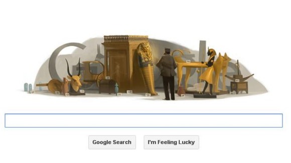 Howard Carter Google Doodle