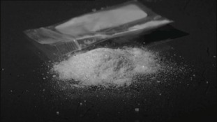 Small pile of Mephedrone powder