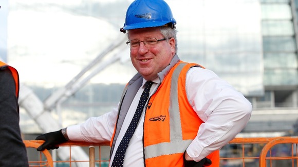 Transport Secretary Patrick McLoughlin has backed the controversial HS2 rail scheme.