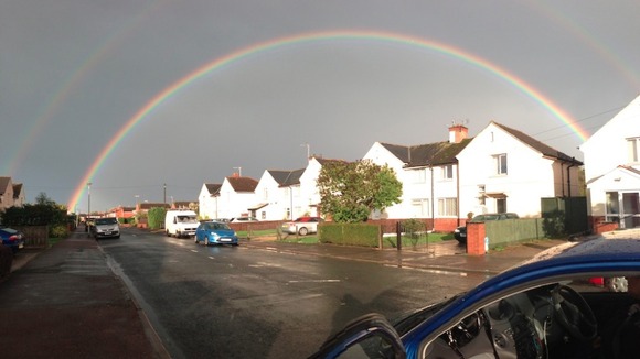 Double rainbow in Gloucester