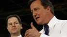 Nick Clegg and David Cameron.