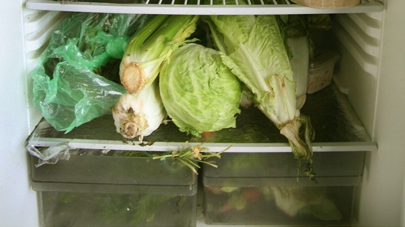 Fruit and veg is best stored in the lower shelves of the fridge with the exception of bananas, pineapples, potatoes and onions
