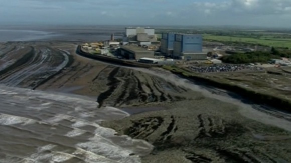 The site of the future Hinkley Point C power plant on the Somerset coast