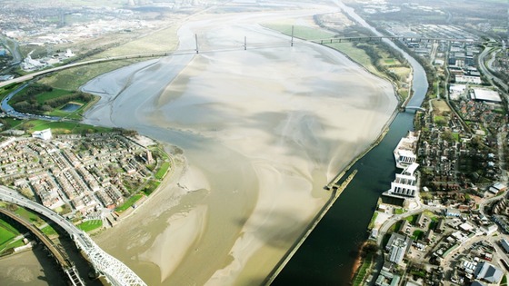 Artist's impression of bridge