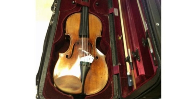 The recovered 1696 Antonio Stradivarius violin