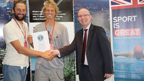Two rowers from the University of Cambridge are back in the city today after successfully rowing the length of the amazon river.