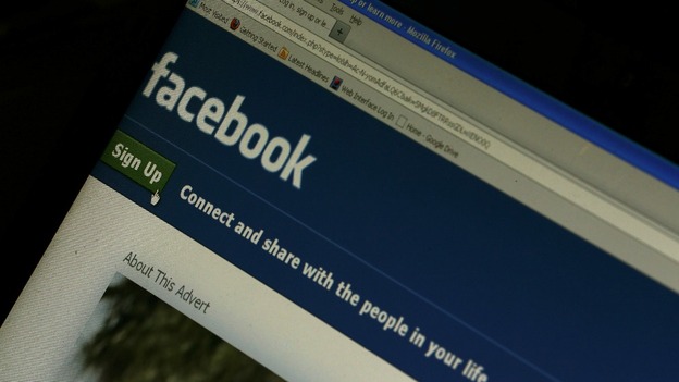 File photo of a general view of the Facebook home page on a laptop screen.