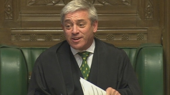 House of Commons Speaker John Bercow.