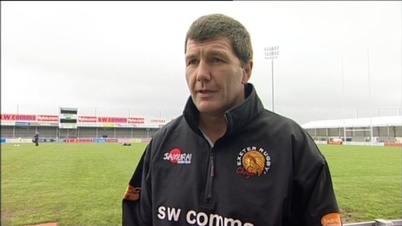 Rob Baxter at Sandy Park