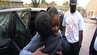The mother of Stephen Lawrence embraces the mother of Trayvon Martin earlier