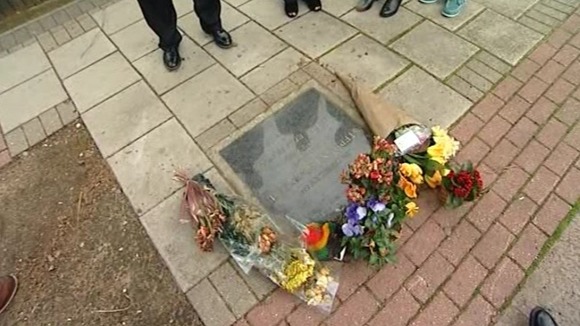 The memorial to Stephen Lawrence in Eltham