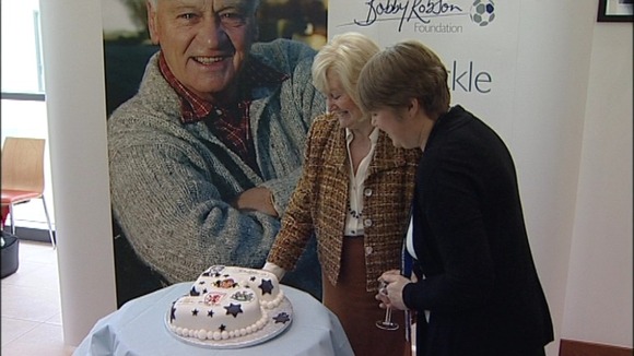 Lady Elsie Robson, the widow of former Ipswich manager Sir Bobby Robson.