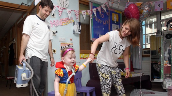 Maisie Harris, who is set to go home for the first time in her life in October.