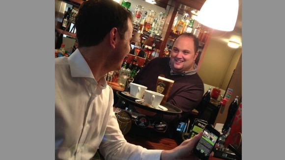 App vs queueing at the bar - customers have made bets on which is faster