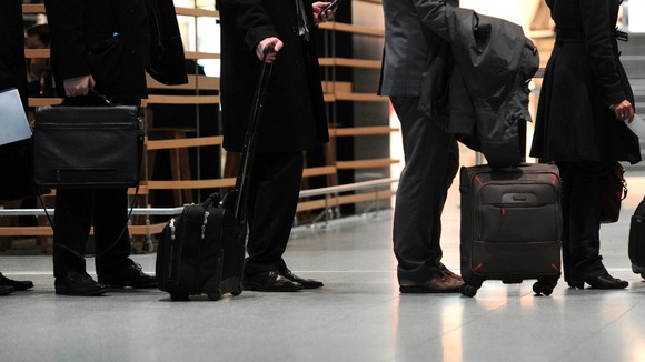 Queues at airport security