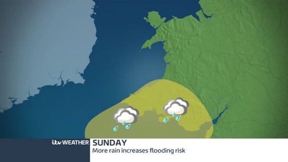 Flood risk extends north