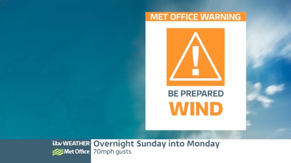 AMBER ALERT ISSUED FOR STRONG WINDS