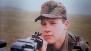Private Andrew Bull in uniform circa 1983