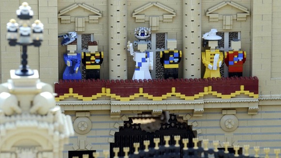 Royal lego: A Royal lego model at Legoland Windsor.