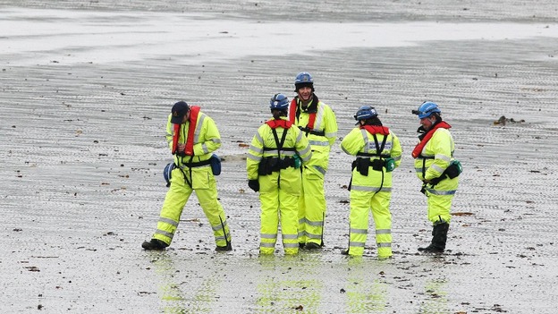HM Coastguard search the coast of Belfast Lough