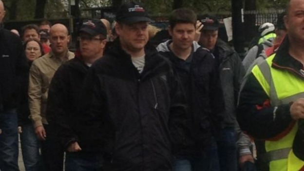 Officers arrive in London for police march