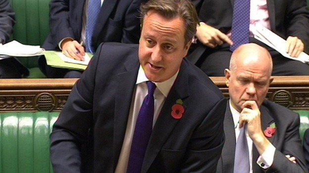 Prime Minister David Cameron makes a statement on the EU Council in the House of Commons.