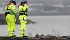 HM Coastgurd search the coast of Belfast Lough, after a baby is believed to have fallen from a ferry