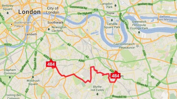 London Bus Route 484