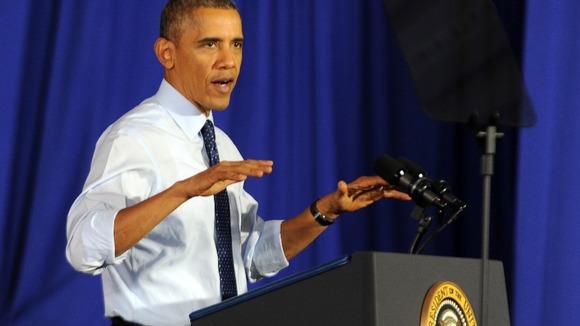 US President Barack Obama has dropped to second in the Forbes poll.