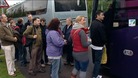 Off-duty police officers leaving Norfolk for the rally