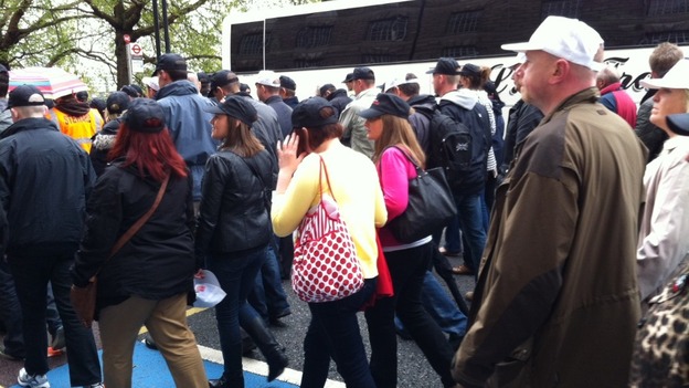 ITV Central follow police protest to London
