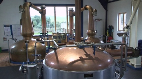 The stills at St George's Distillery