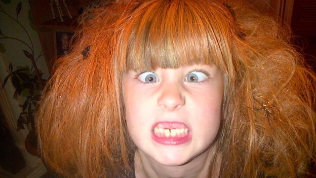 Andy Wheatley from Havant, Hampshire sent this picture in as the family prepared to go trick-or-treating.