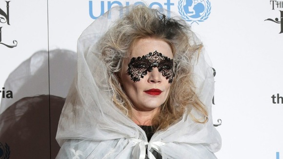 Jodie Kidd in gothic attire at the UNICEF UK Halloween Ball.
