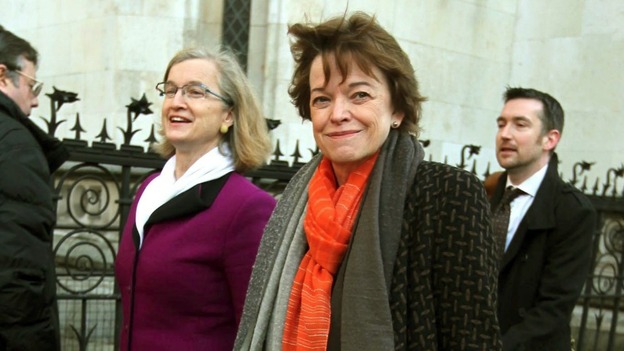 Glenys Stacey (centre), the head of exams regulator Ofqual.
