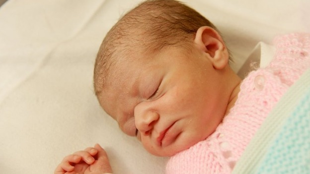 Baby Jade was abandoned in a Birmingham park yesterday