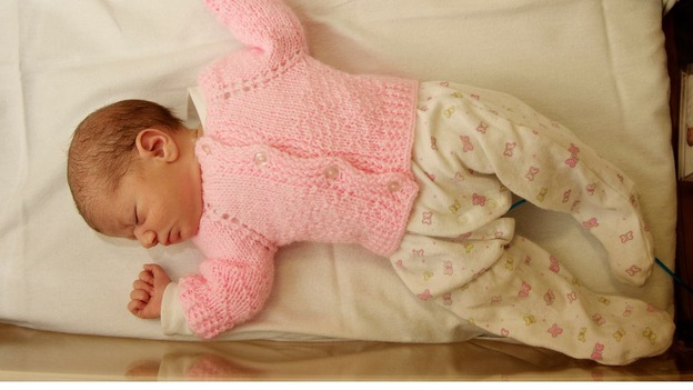 Baby Jade was abandoned in a Birmingham park yesterday