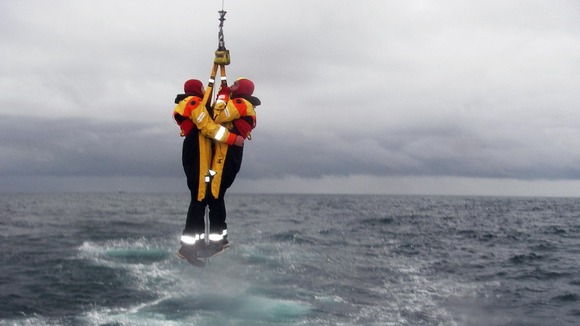The incident prompted a sea and air rescue.