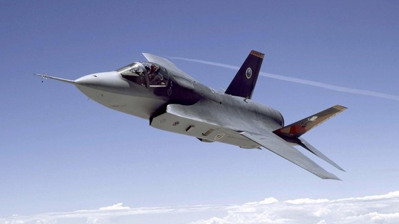 A Lockheed Martin F-35 Joint Strike Fighter