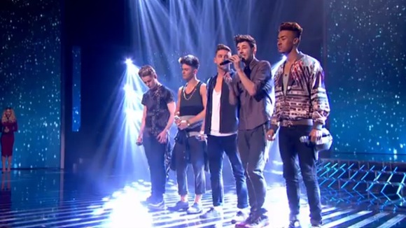 Boy band Kingsland Road were voted off the X Factor tonight - with judge Gary Barlow complaining that the public had "got it wrong".