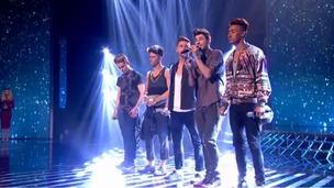 Boy band Kingsland Road were voted off the X Factor tonight - with judge Gary Barlow complaining that the public had "got it wrong".