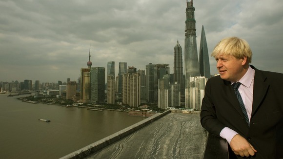 Boris Johnson in Shanghai