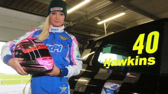 female racing driver
