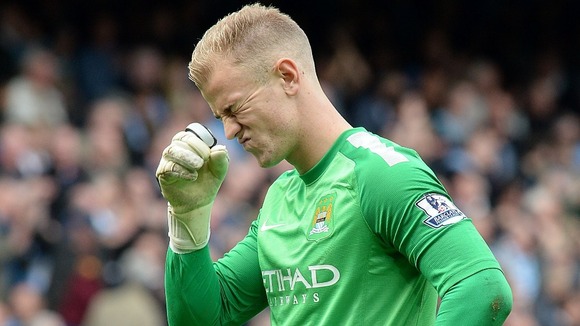 Joe Hart has been dropped from the Manchester City line-up after suffering a loss of form.