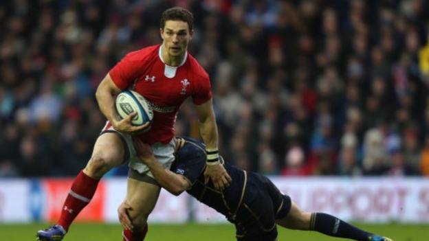 Northampton Saints winger George North has been named in the Wales side for the clash with South Africa.