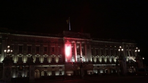 Fireworks fired at Buckingham Palace